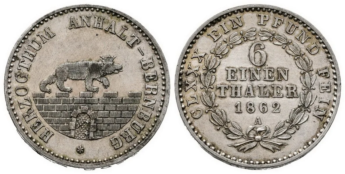 Anhalt - Bernburg, Alexander Carl, 1834 - 1863 — 1