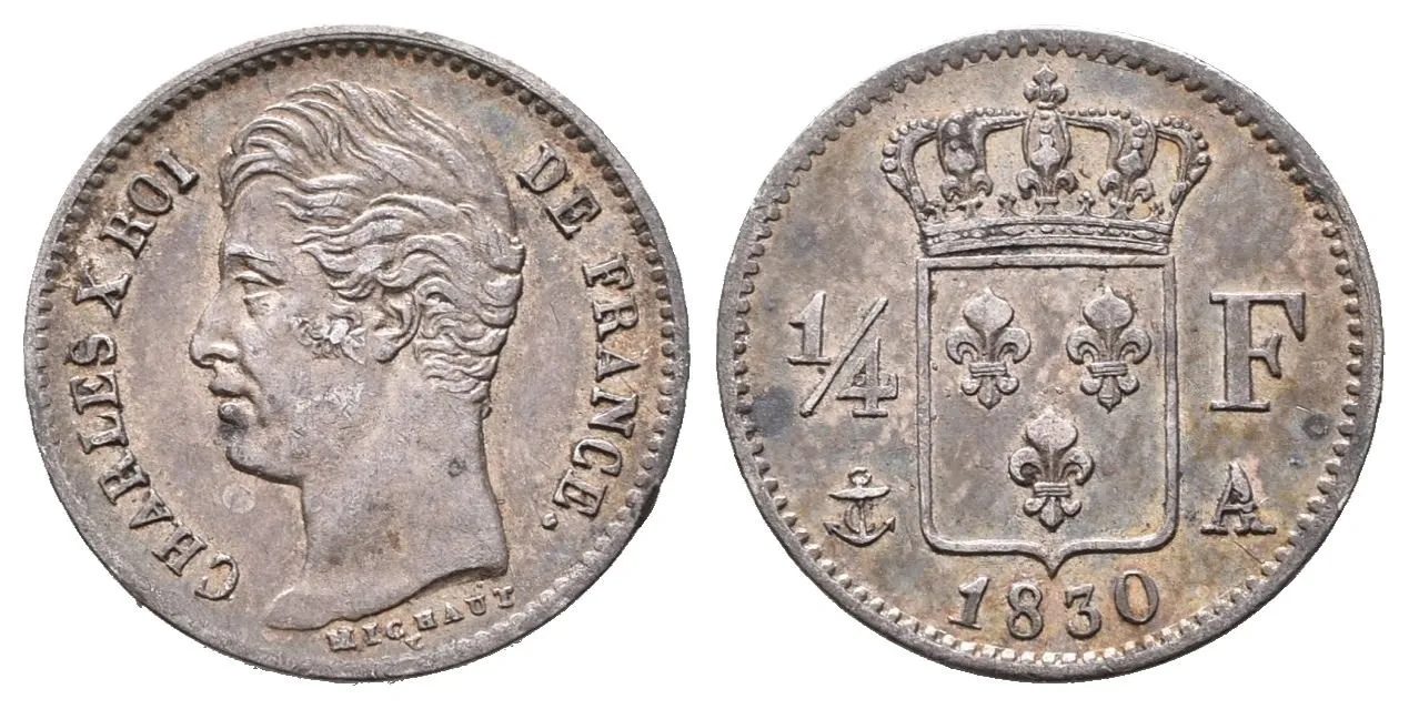Francie, 1/4 Frank 1830 A