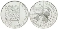 200 Kč 1995 - OSN, kapsle, certifikát — 1