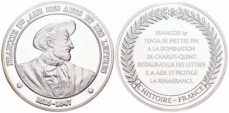 Francie - AR Medaile b.l. - François Ier