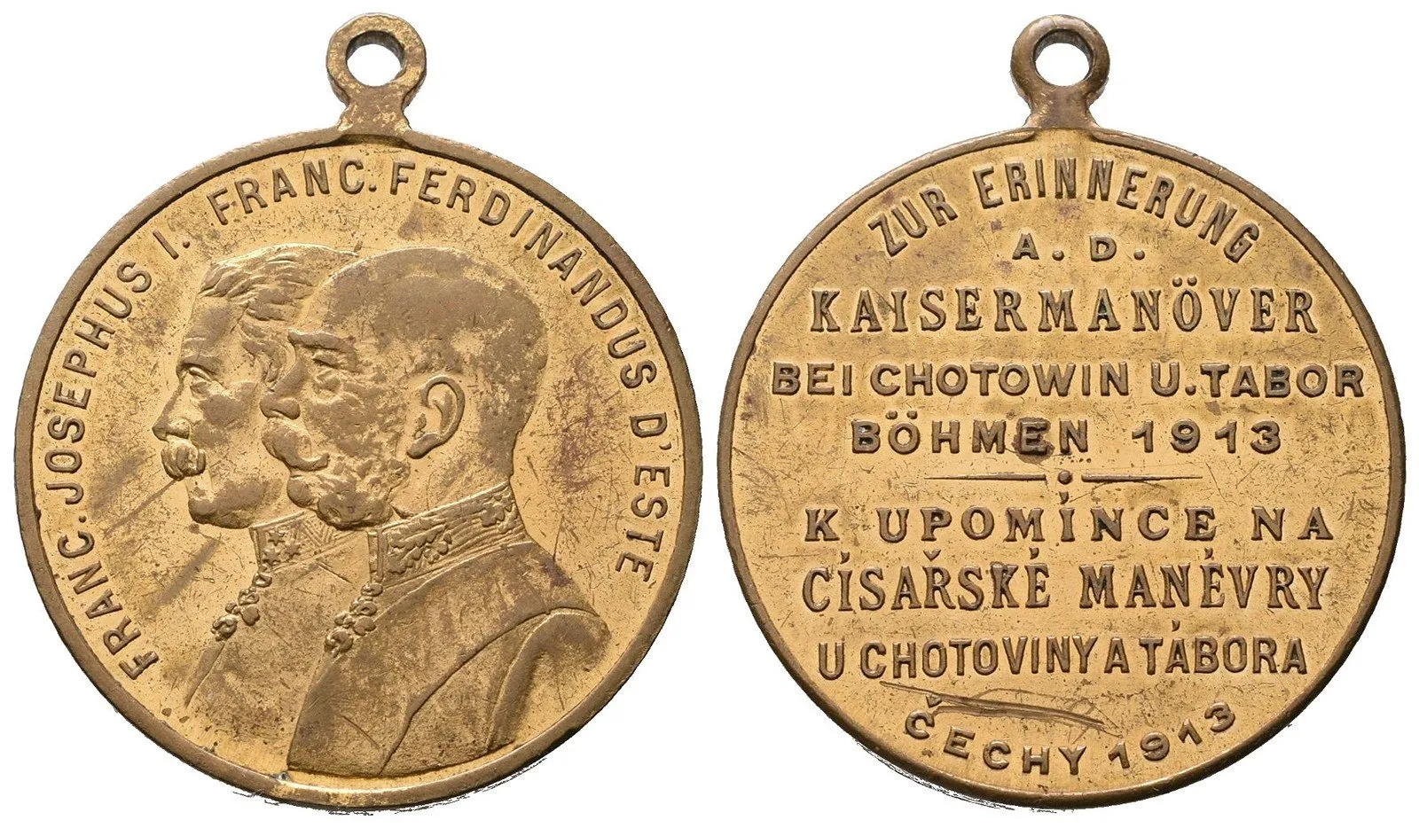 František Josef I., medaile vojenských manévrů — 1