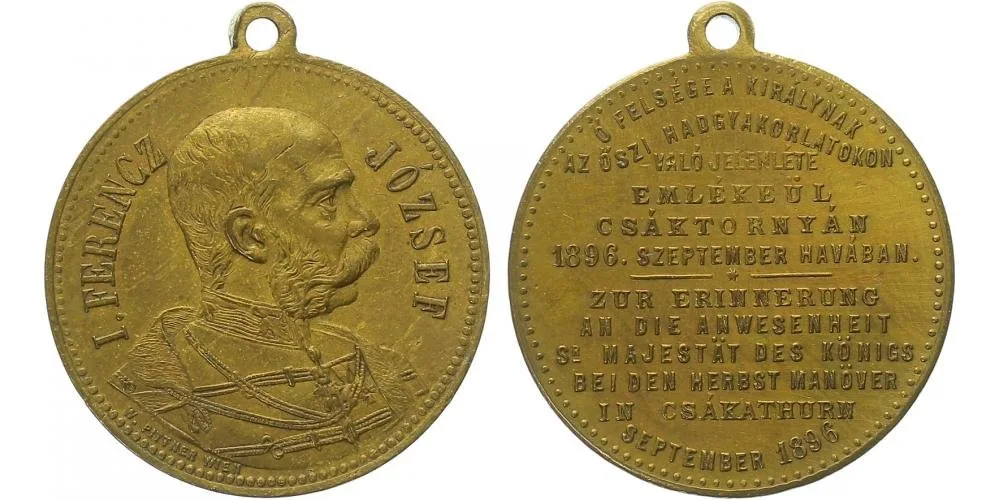 František Josef I., medaile vojenských manévrů — 1