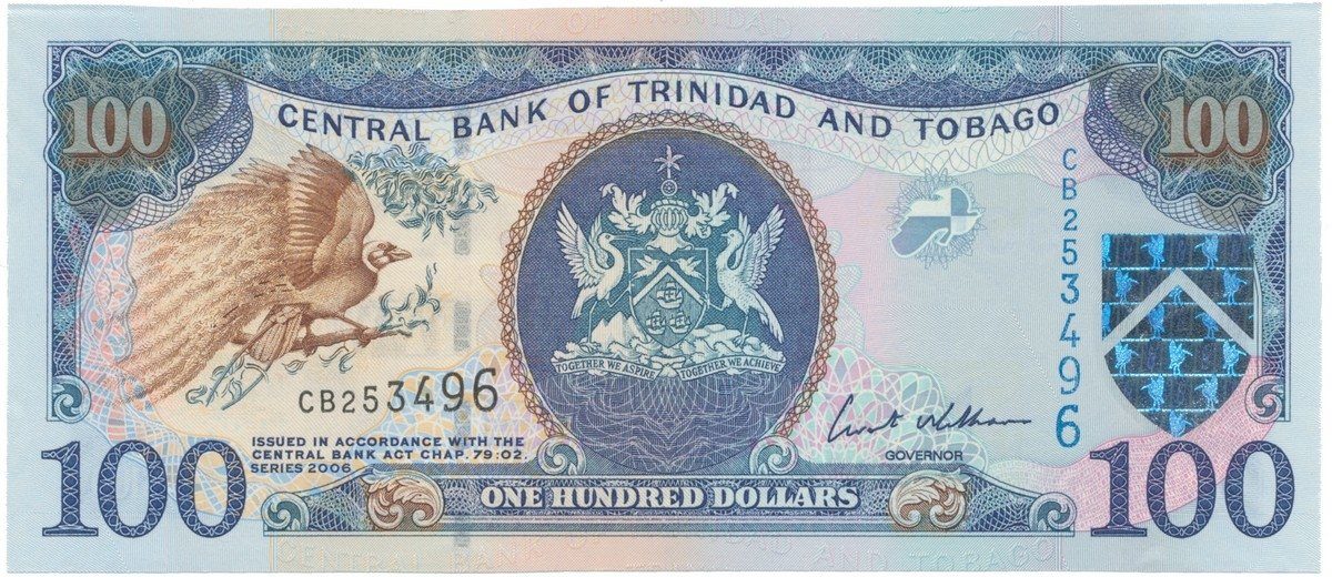 Trinidad a Tobago, 100 Dollars 2006, P.51