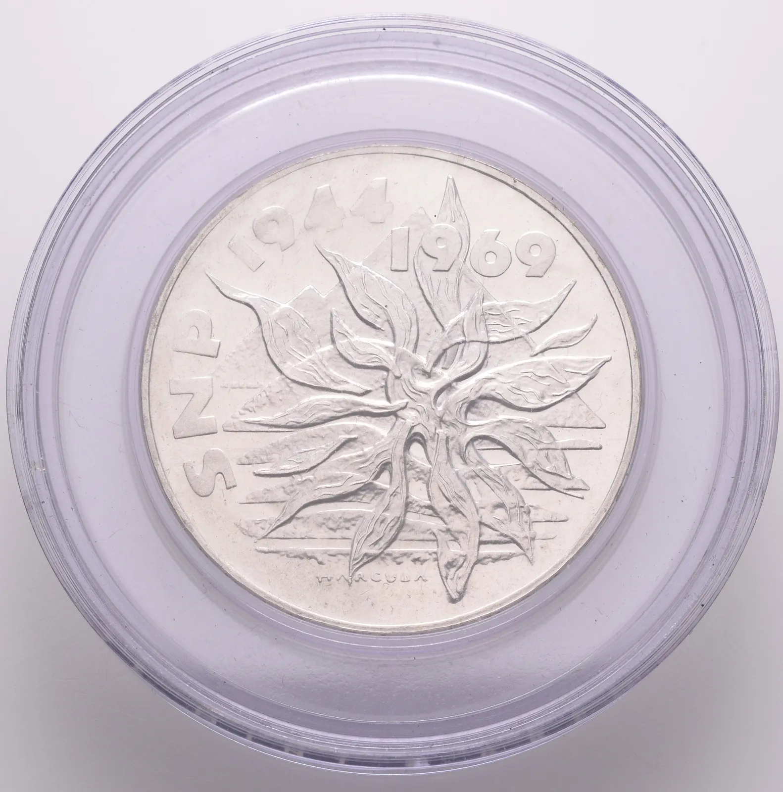 25 Kčs 1969 - 25. výročí SNP, PROOF, původní etue