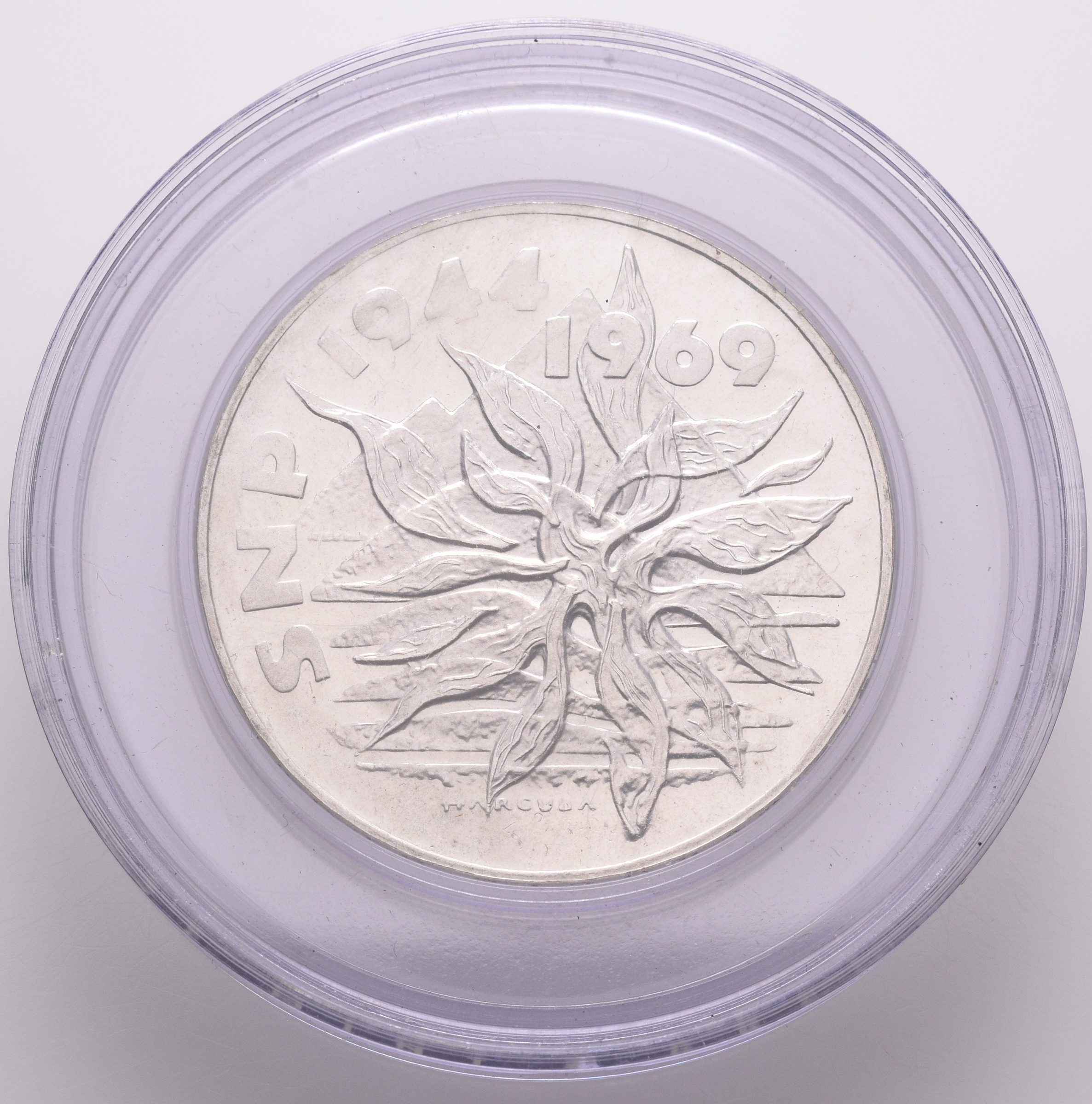 25 Kčs 1969 - 25. výročí SNP, PROOF, původní etue
