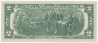 USA, 2 Dollars 1976, deklarace nezávislosti, Pick.461 - fotografie 2