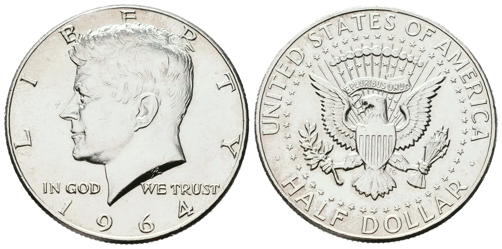 USA, 1/2 Dollar 1964 - J. F. Kennedy