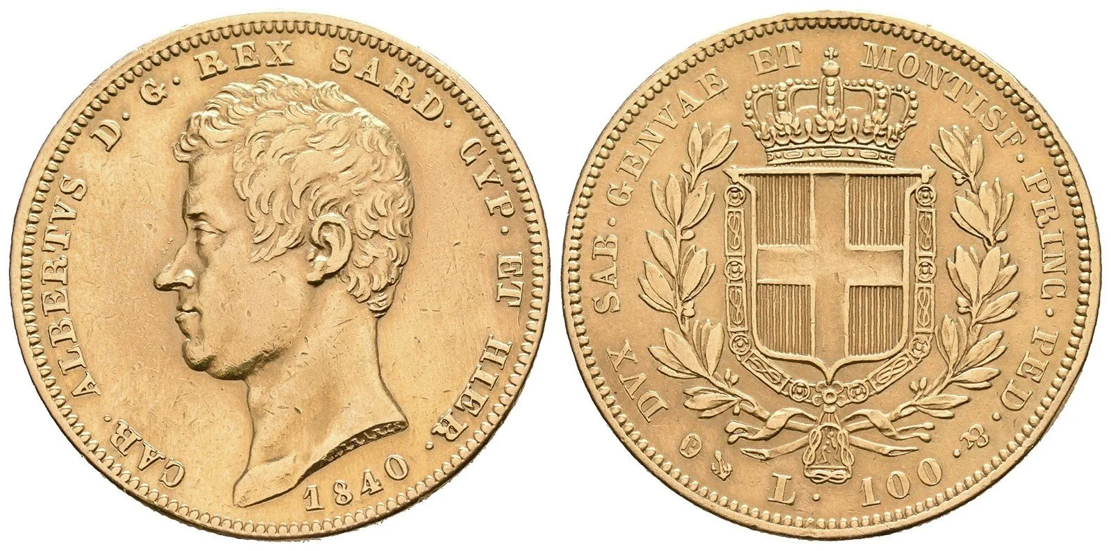 Itálie - Sardínie, Carlo Alberto, 1831 - 1849 — 1