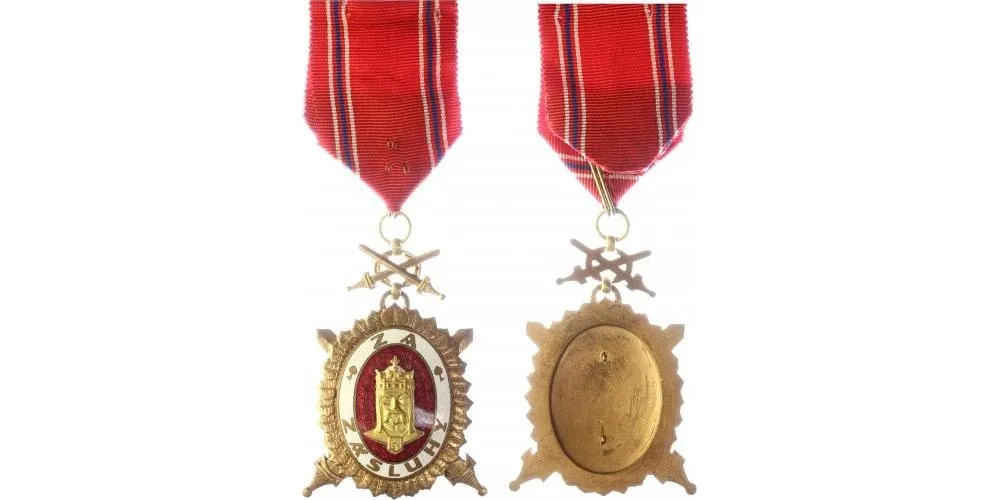Diplomový odznak Karla IV., vydání 1945 - 1948