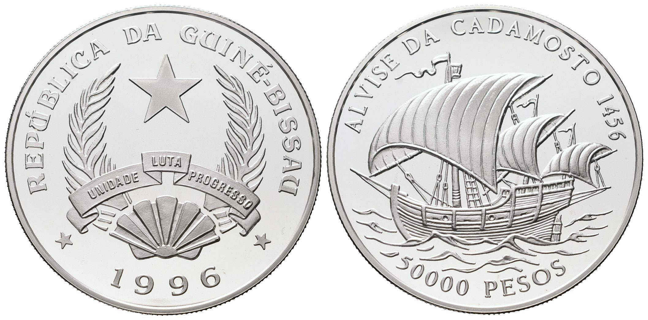 Guine - Bissau, 50000 Pesos 1996 - Alvise da Ca da Mosto