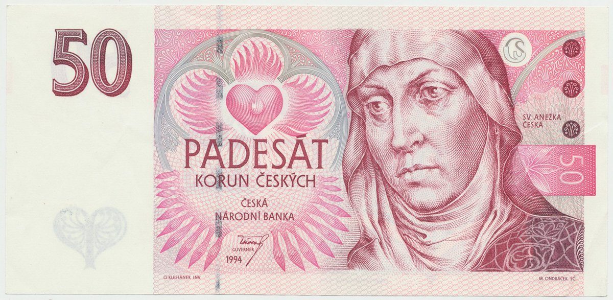 Česká republika, 50 Koruna 1994, série B, Hej.CZ15a