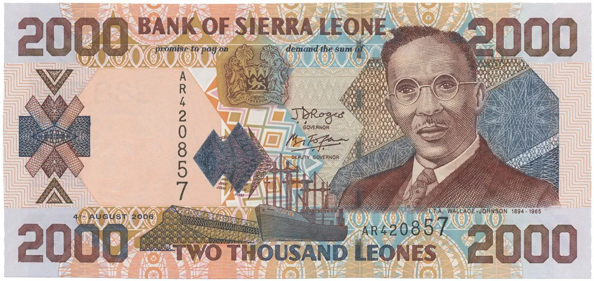 Sierra Leone, 2000 Leones 2006, P.26c