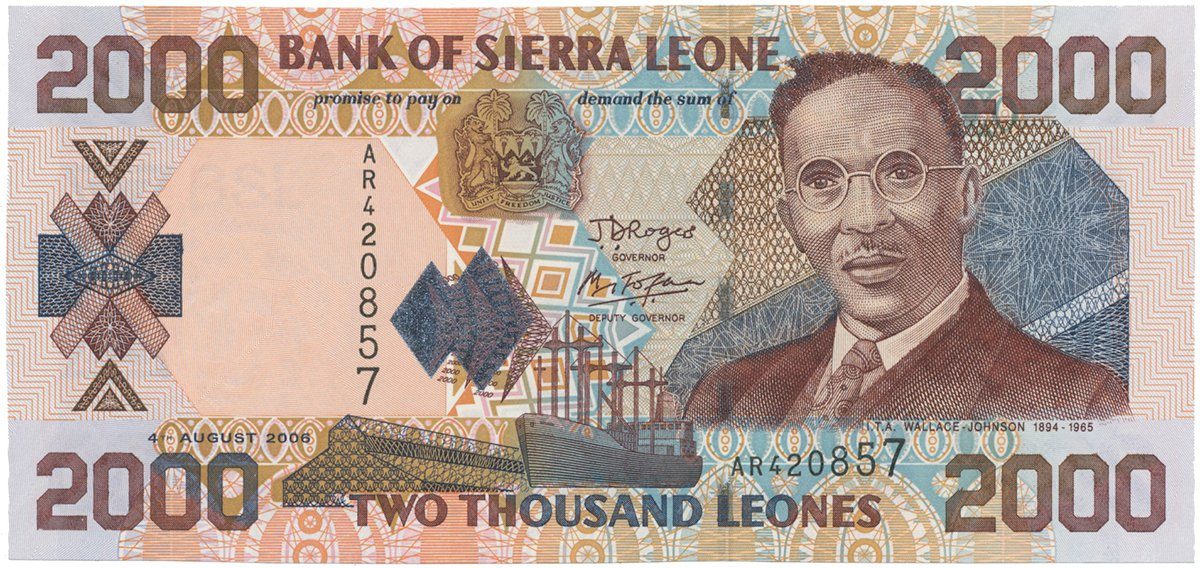 Sierra Leone, 2000 Leones 2006, P.26c