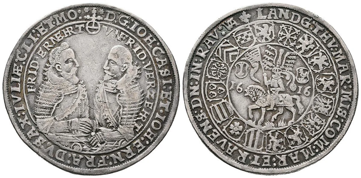 Sasko - Coburg - Eisenach, Johann Casimir a Johann Ernst, 1572 - 1633 — 1