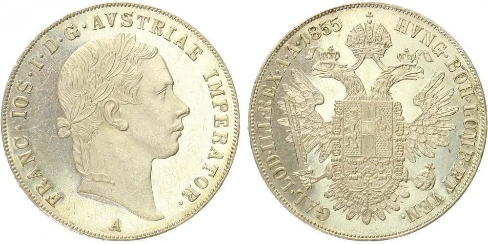 Konvenční měna, 1848 - 1857 — 1
