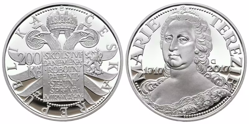 200 Kč 2017 - Marie Terezie, PROOF
