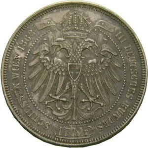 Rakouská a spolková měna, 1857 - 1892 — 1