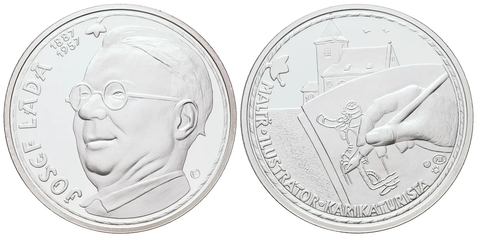 AR Medaile b.l. (2012) - Josef Lada - 125. výročí narození