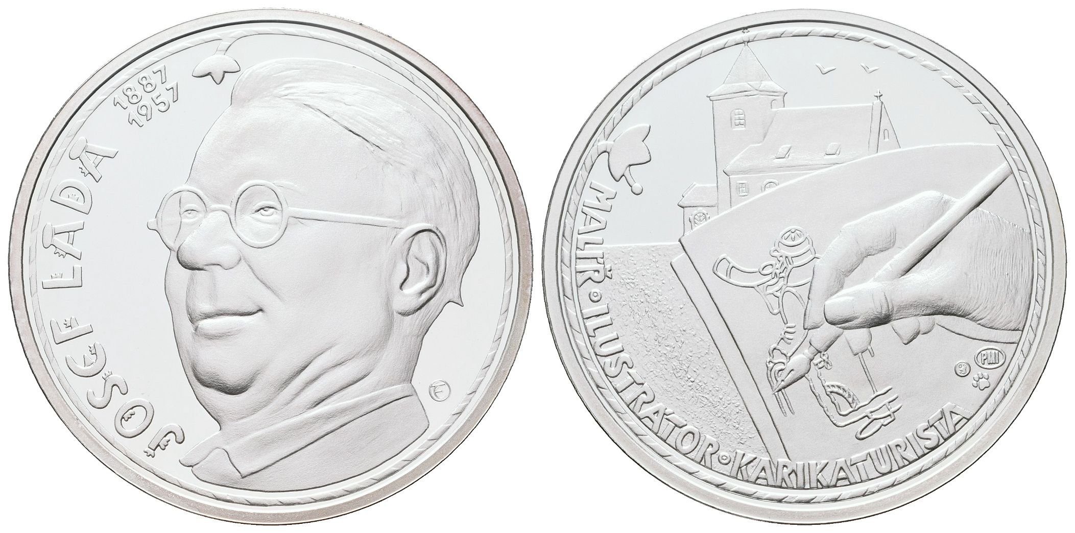 AR Medaile b.l. (2012) - Josef Lada - 125. výročí narození