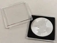 37 mm - Plastová kapsle/bublinka na mince QUADRUM - 1 kus - fotografie 2