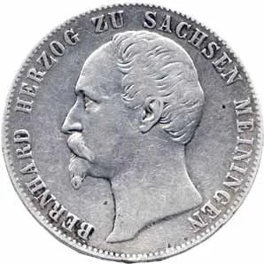 Sasko - Meiningen, Bernhard II., 1821 - 1866 — 1