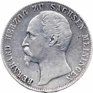 Sasko - Meiningen, Bernhard II., 1821 - 1866 — 1