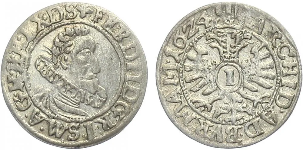 Ferdinand II., 1619 - 1637 (Mince dobrého zrna) — 1