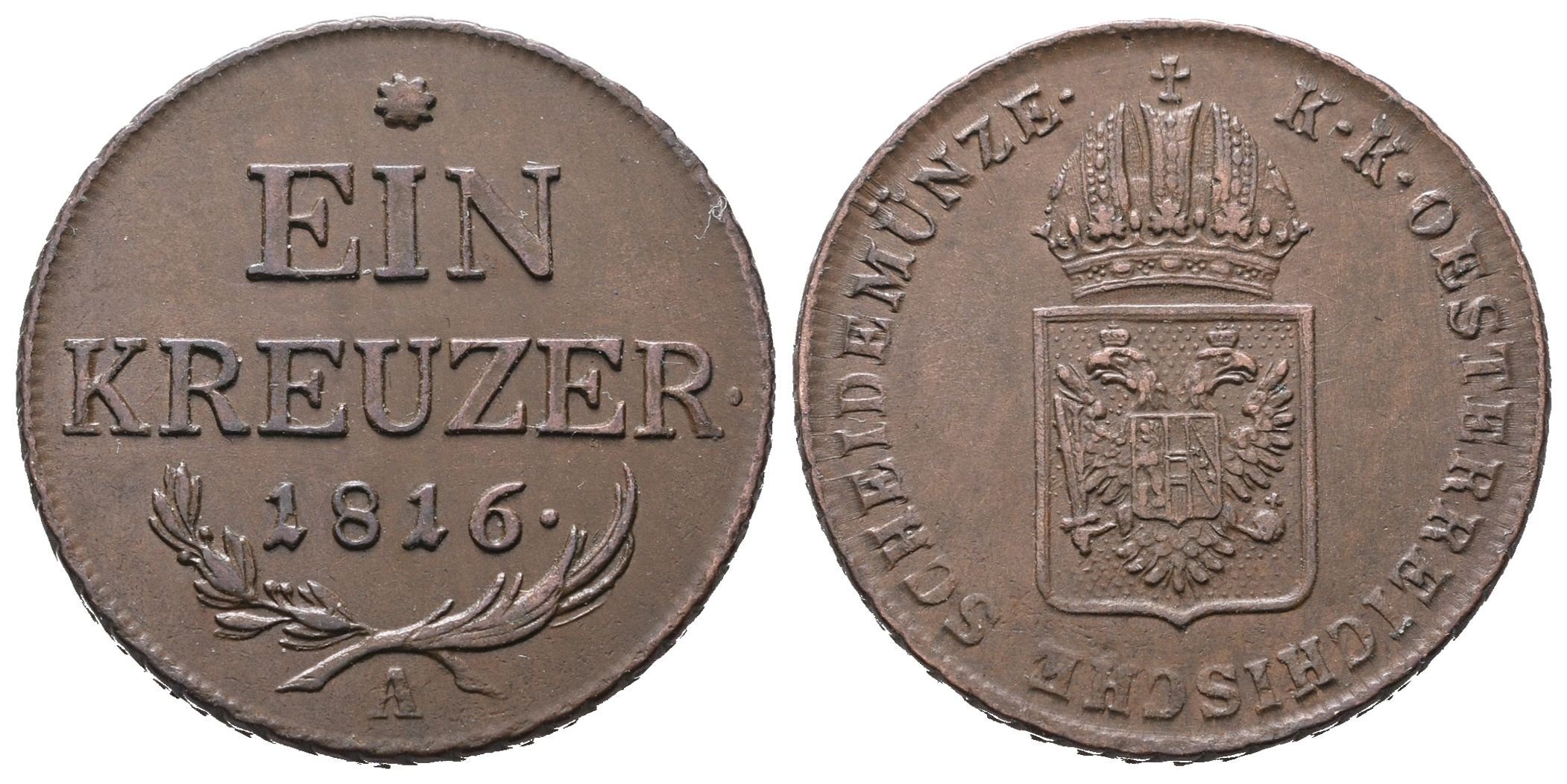 František II., 1 Krejcar 1816 A