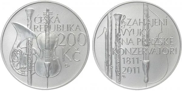 200 Kč 2011 - Pražská konzervatoř