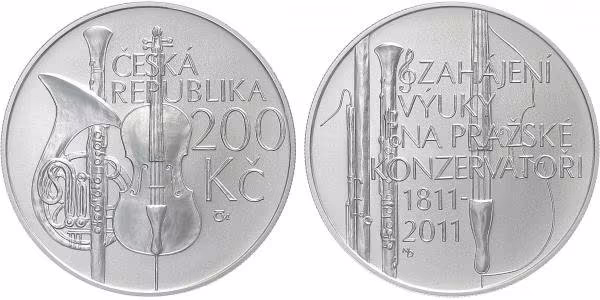 200 Kč 2011 - Pražská konzervatoř