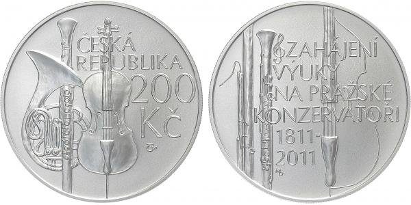 200 Kč 2011 - Pražská konzervatoř