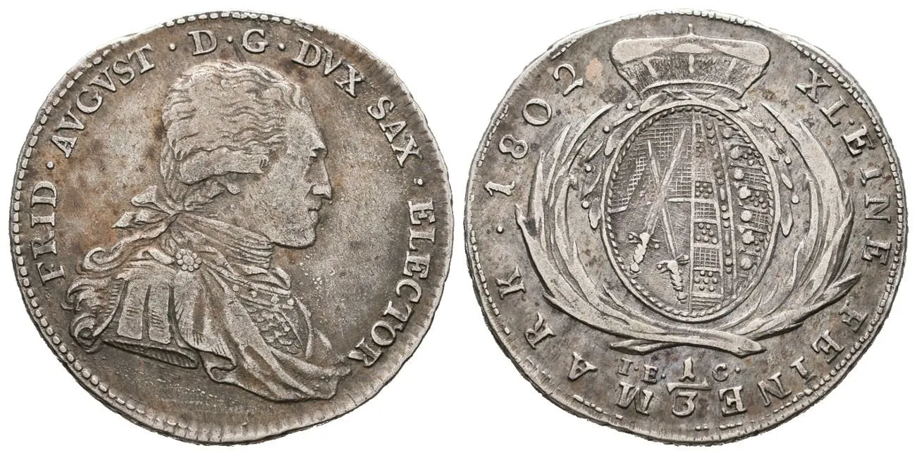 Sasko, 1/3 Tolaru 1802 IEC