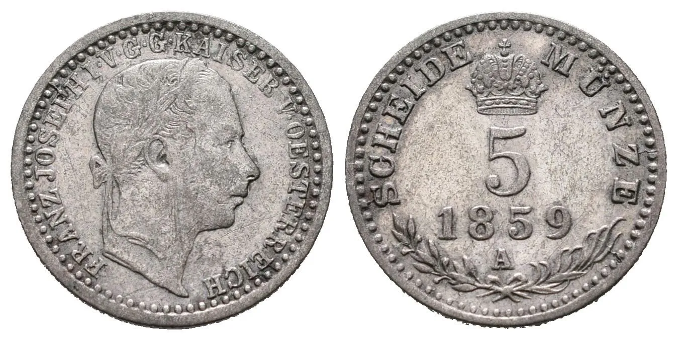 5 Krejcar 1859 A