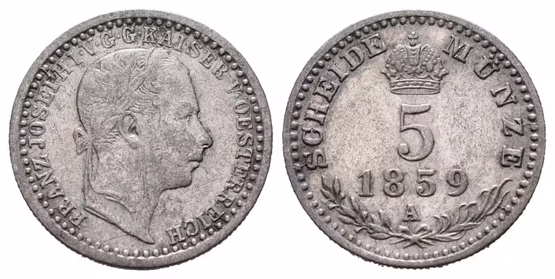 5 Krejcar 1859 A