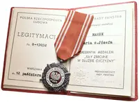 Polsko, Stříbrná medaile za 10 let služby v ozbrojených silách - fotografie 2