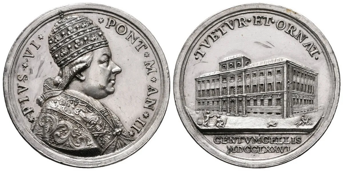 Vatikán, Pius VI., 1775 - 1799 — 1