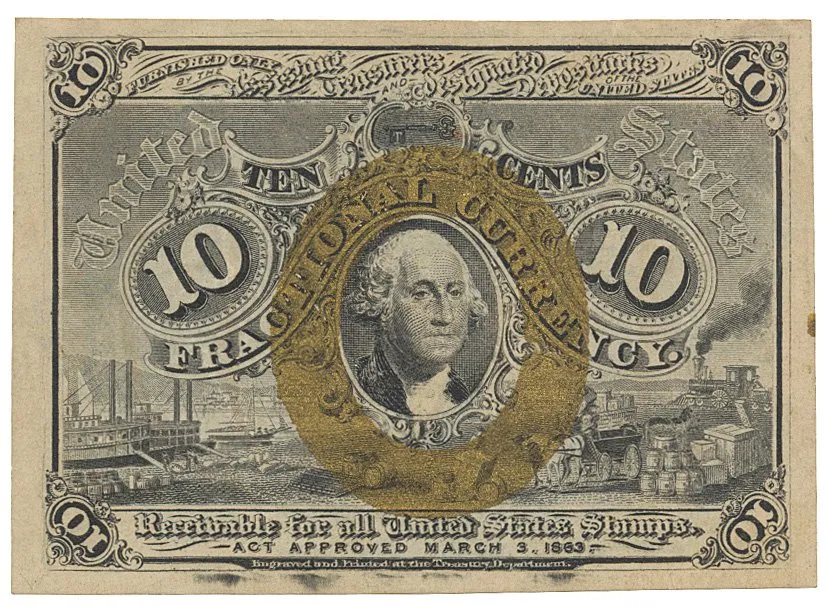 USA, 10 Cents 1863, P.102