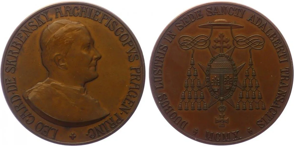 Praha - arcibiskupství, Lev kardinál Skrbenský, 1899 - 1917 — 1