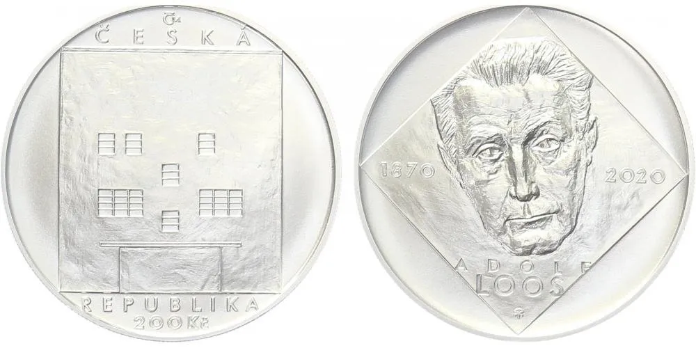 200 Kč 2020 - Adolf Loos - bez certifikátu