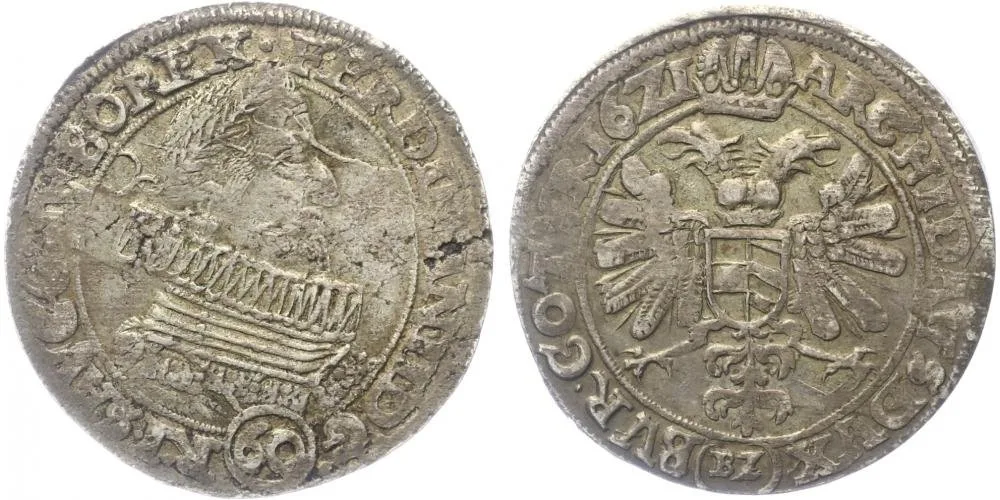 Ferdinand II., 1619 - 1637 (Mince kiprová) — 1