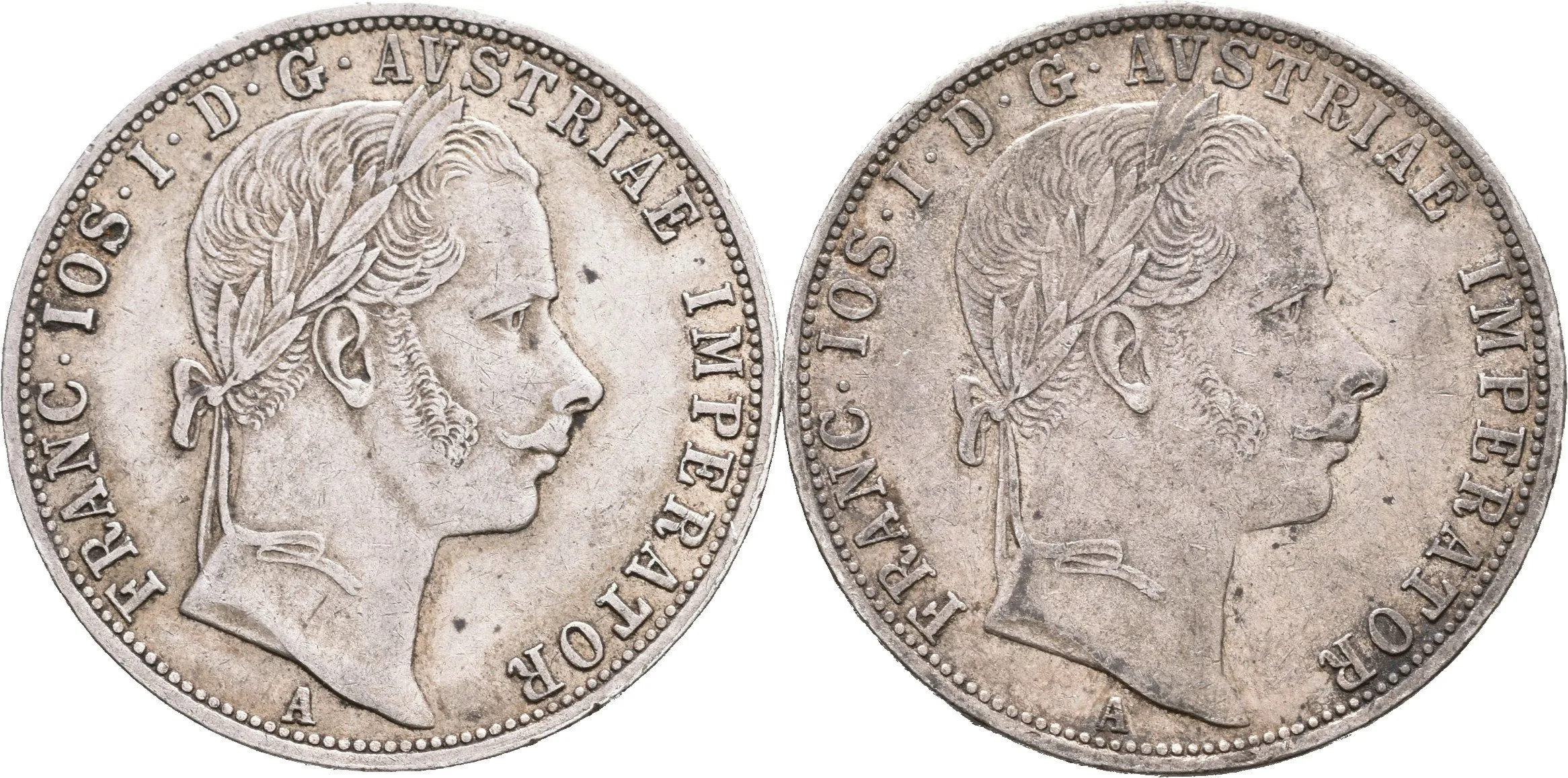 Zlatník 1859 A, 1860 A, tmavá patina_2 ks — 1