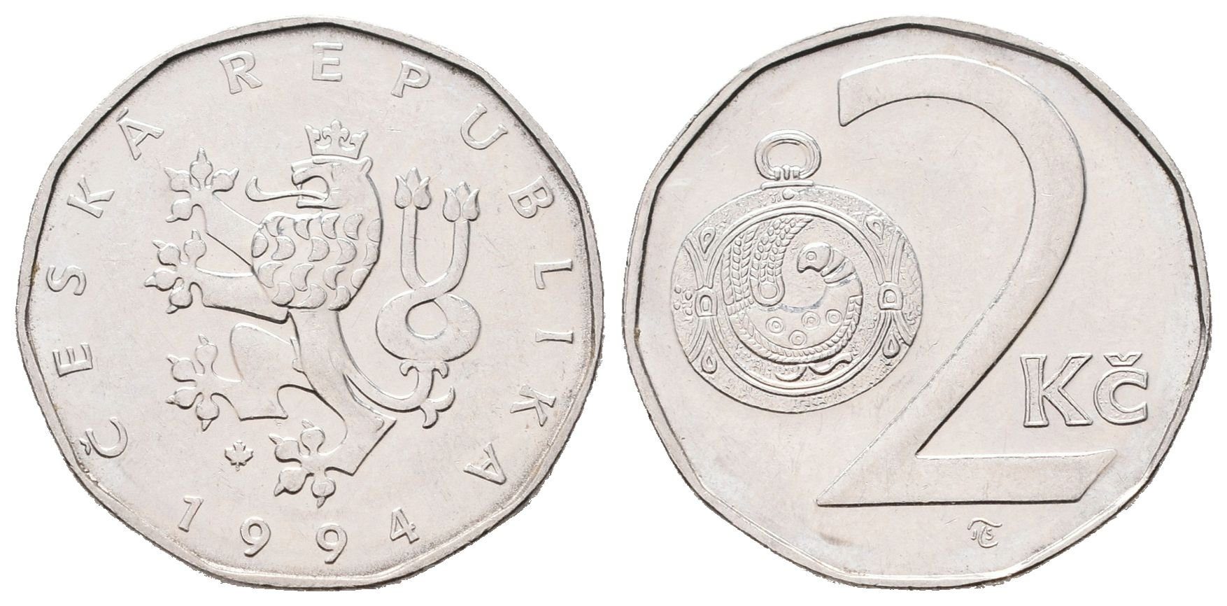 2 Koruna 1994, mincovna Jablonec Winnipeg