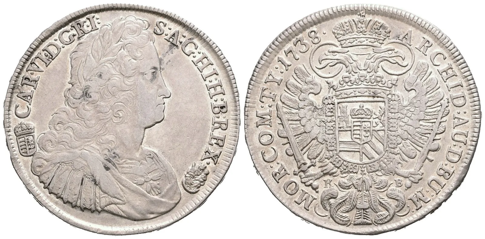 Tolar 1738 KB, Kremnica, Husz.1606 (28,68 g), — 1