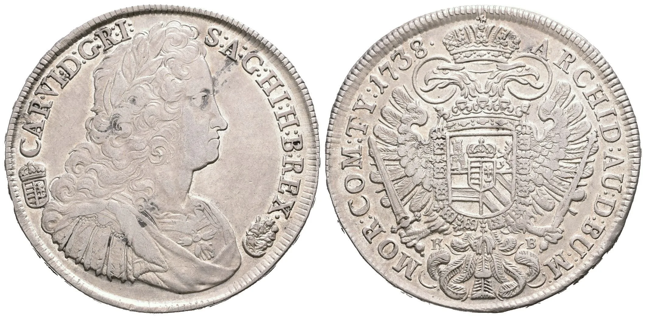 Tolar 1738 KB, Kremnica, Husz.1606 (28,68 g), — 1