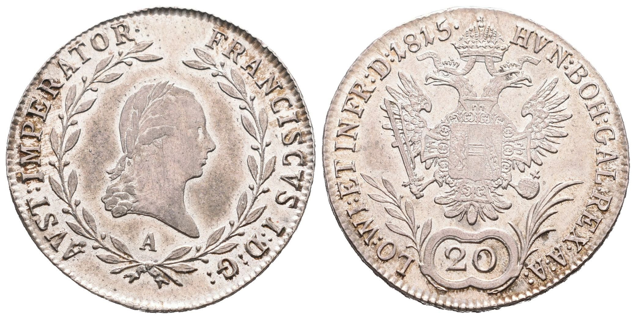 František II., 20 Krejcar 1815 A