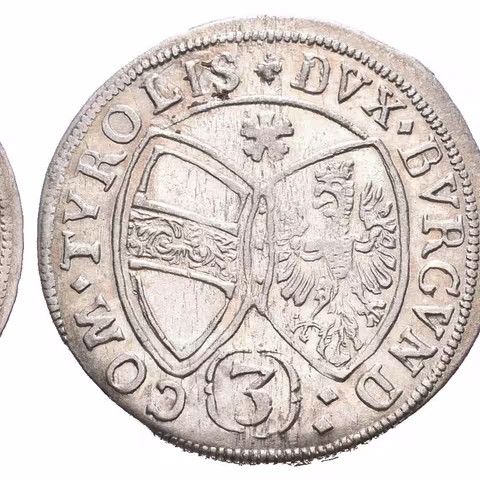 3 Krejcar 1661, Hall, KM.829, krásná zachovalost, zbytky lesku, patina