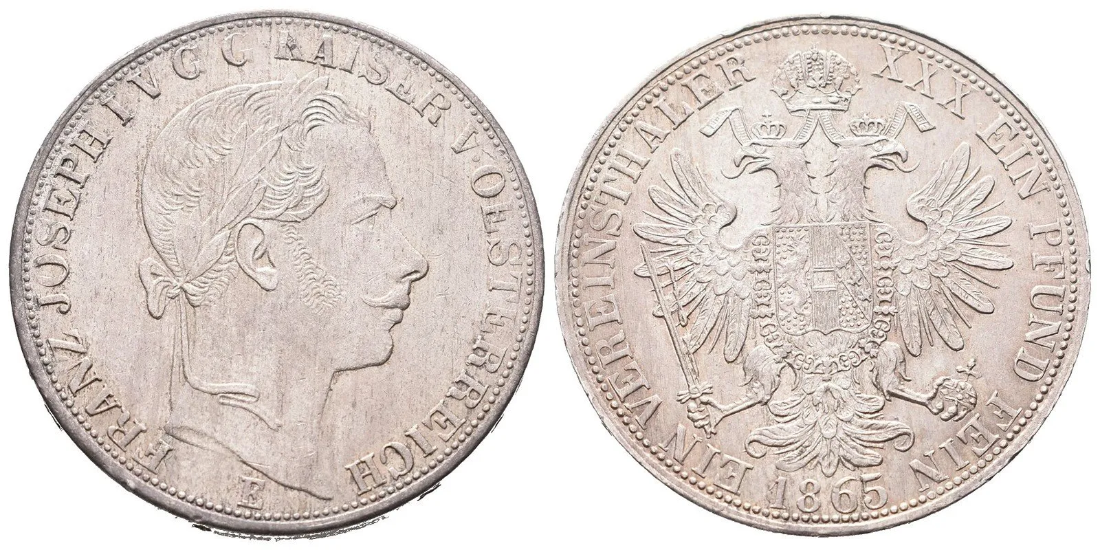 Rakouská a spolková měna, 1857 - 1892 — 1