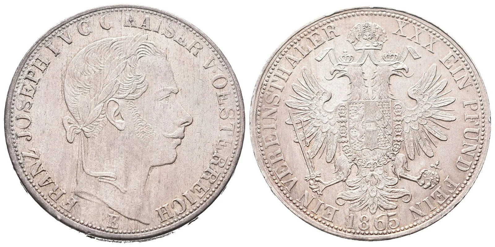 Rakouská a spolková měna, 1857 - 1892 — 1