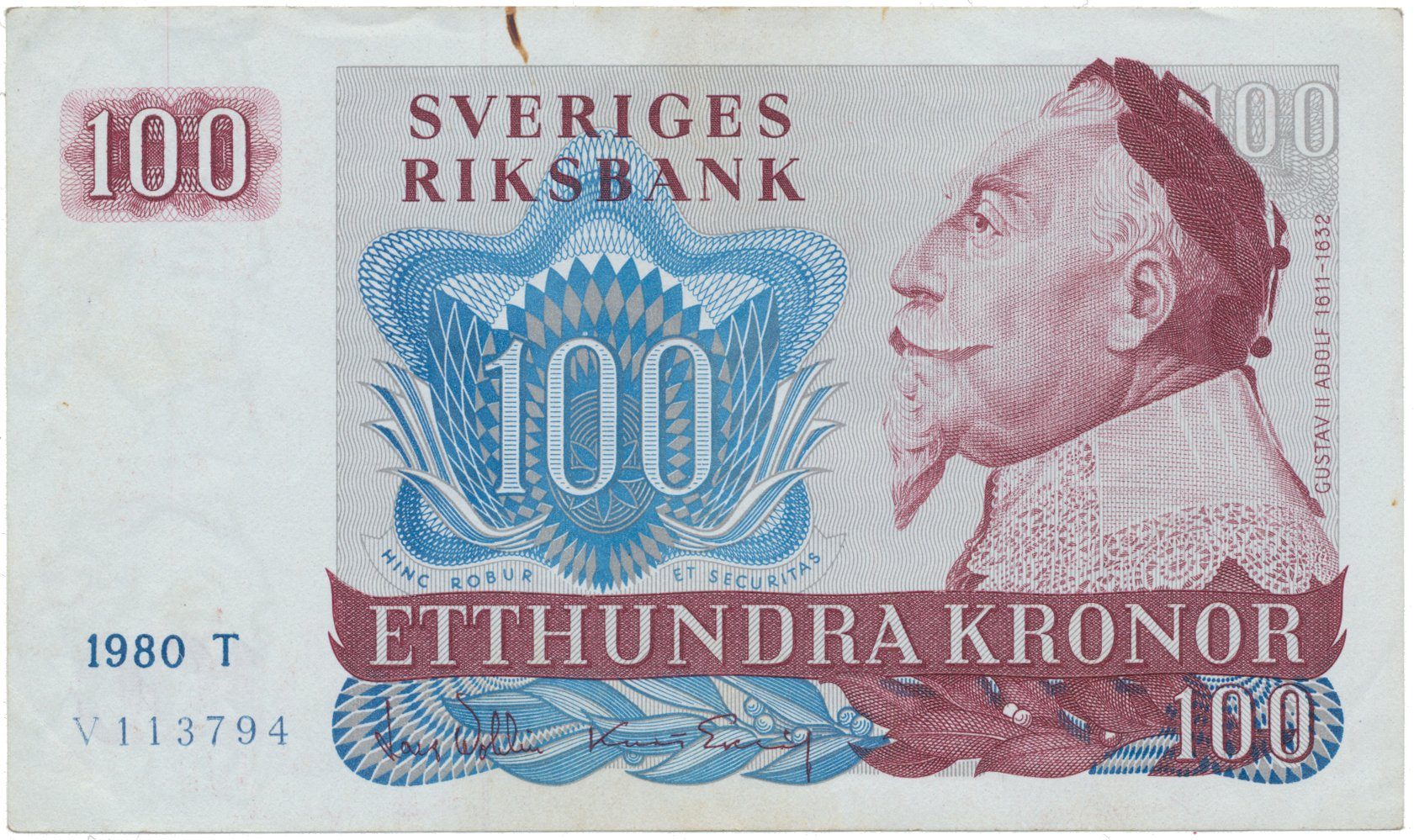 Švédsko, 100 Kronor 1980, P.54c