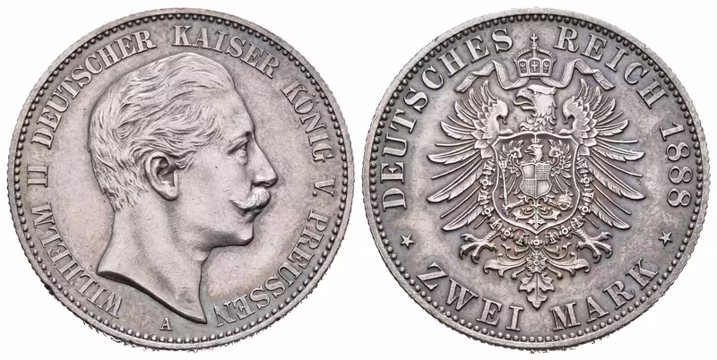 Prusko, 2 Marka 1888